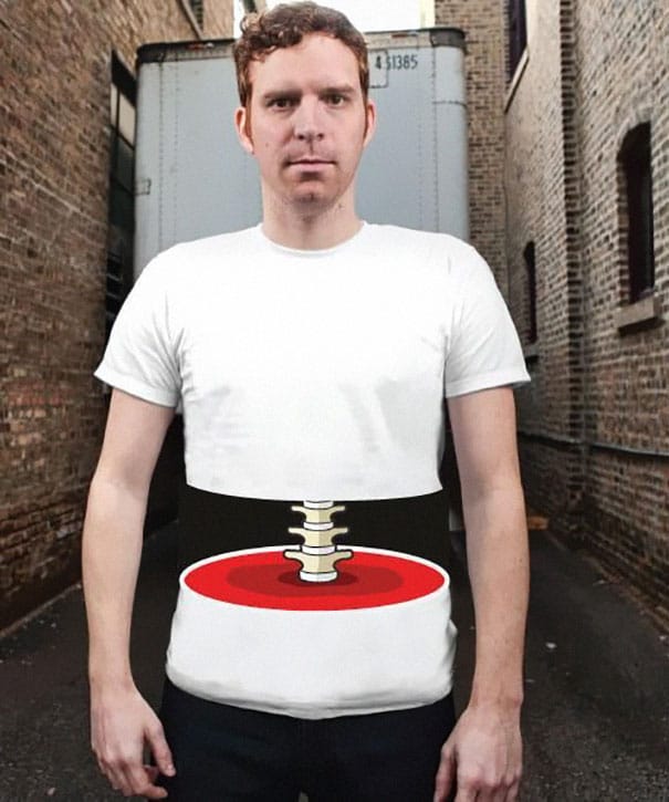 creative t shirt design - Sliced T-shirt