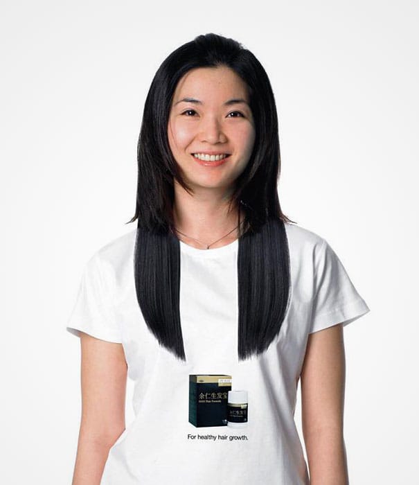 Long hair T-shirt - t-shirt for girls, tops for women, girls t-shirt dress