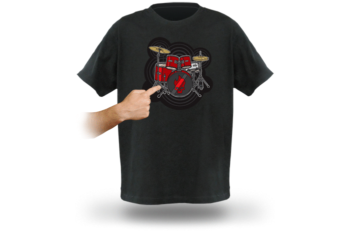 Creative t shirt design - Electronic Drum Kit T-shirt, band t-shirts, music t-shirts, music tees