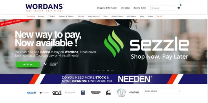 Wordans - Wholesale T-shirts, Blank Apparel, Accessories, wholesale clothing vendors, wholesale clothing suppliers 