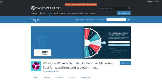 WP Optin Wheel - Email marketing tool for Woocommerce and Wordpress