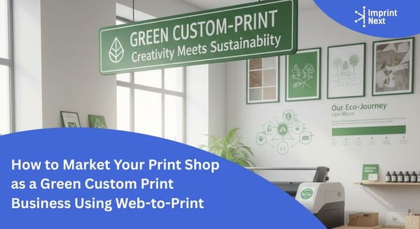 How to Market Your Print Shop as a Green Custom Print Business Using Web-to-Print