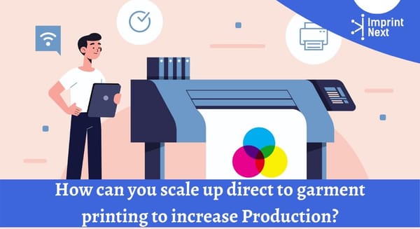 How can you scale up direct to garment printing to increase Production?